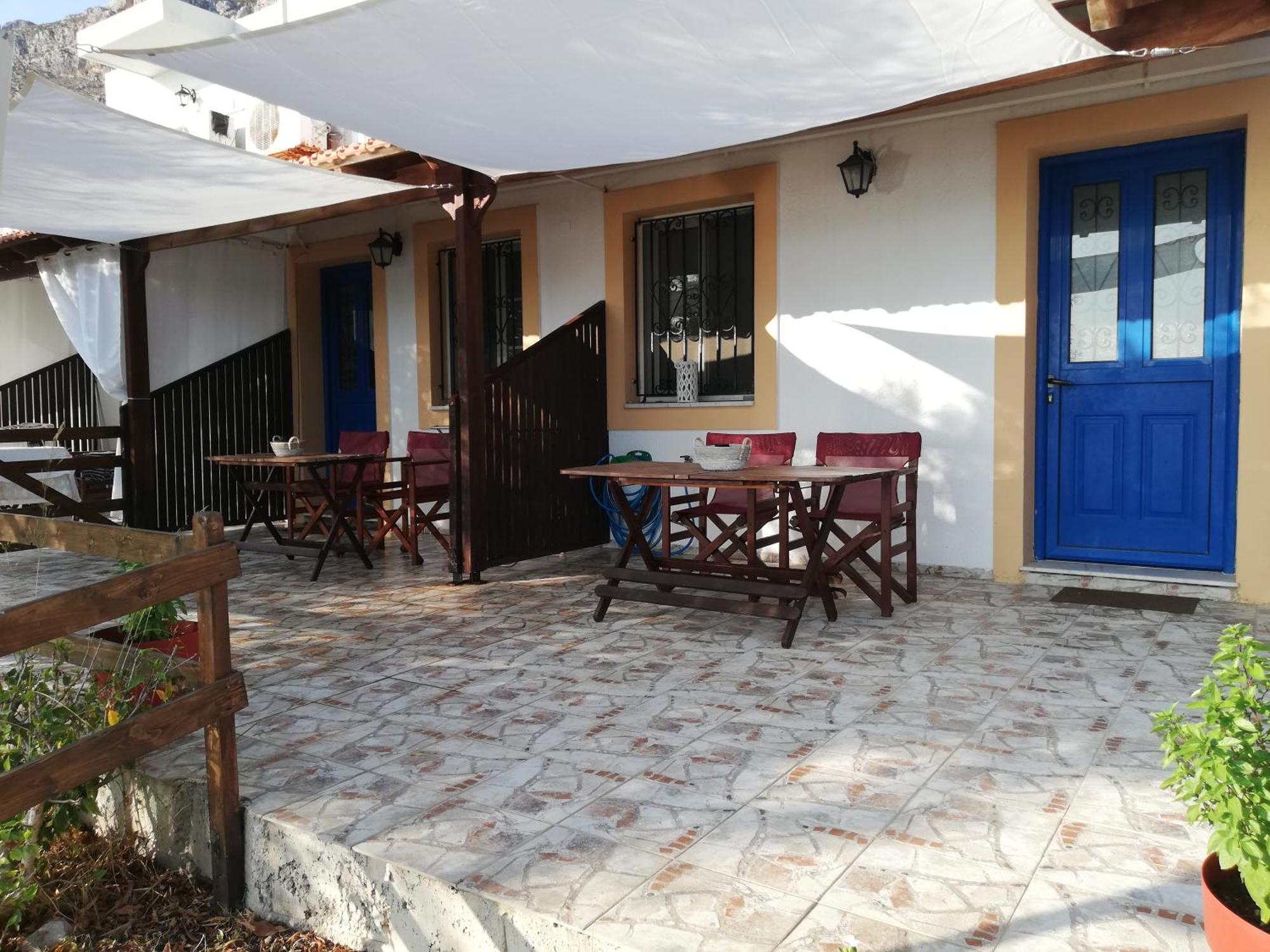 Panormitis Pizanias houses Skaliá Exterior foto